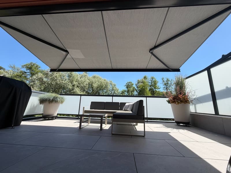 Duplex von Ausnahme an den Toren der Schweiz - Terrasse, Garten, Waldblick (4)
