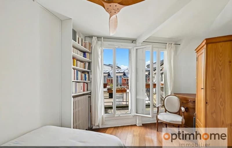 Appartement à vendre 2 pièces - AUTEUIL / JASMIN - Paris XVIème - (13)