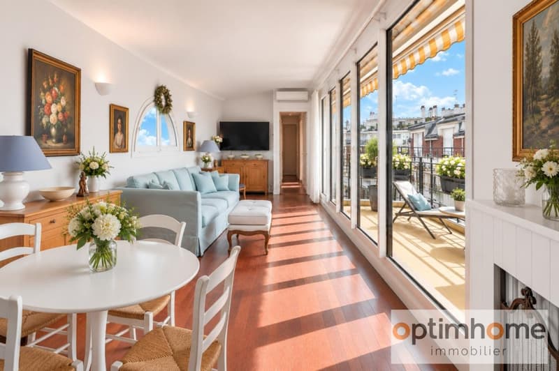 Appartement à vendre 2 pièces - AUTEUIL / JASMIN - Paris XVIème - (1)