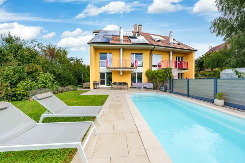 Magnifica villa di architetto di 7,5 locali con piscina riscaldata e idromassaggio, a 5 minuti da Payerne (12)