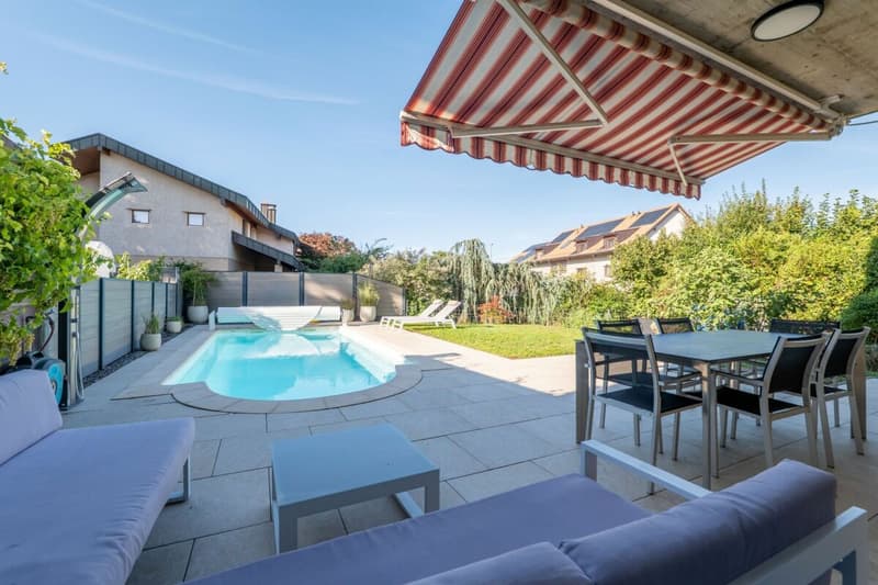 Villa d'architecte de 7.5 pièces avec piscine chauffée et jacuzzi à Corcelles-près-Payerne (11)