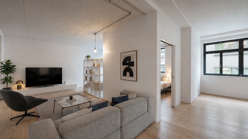Design loft of 2.5 rooms | 104 m² | Quiet on interior courtyard | Zürich-Altstetten (2)
