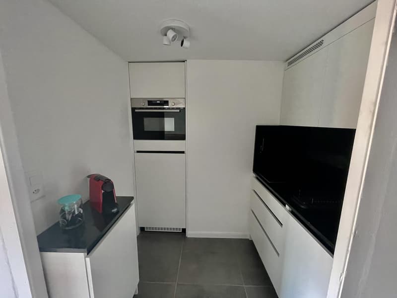 Studio meublé à louer ? Genève, Rue de Rive 53 vue lac au 4e étage (4)