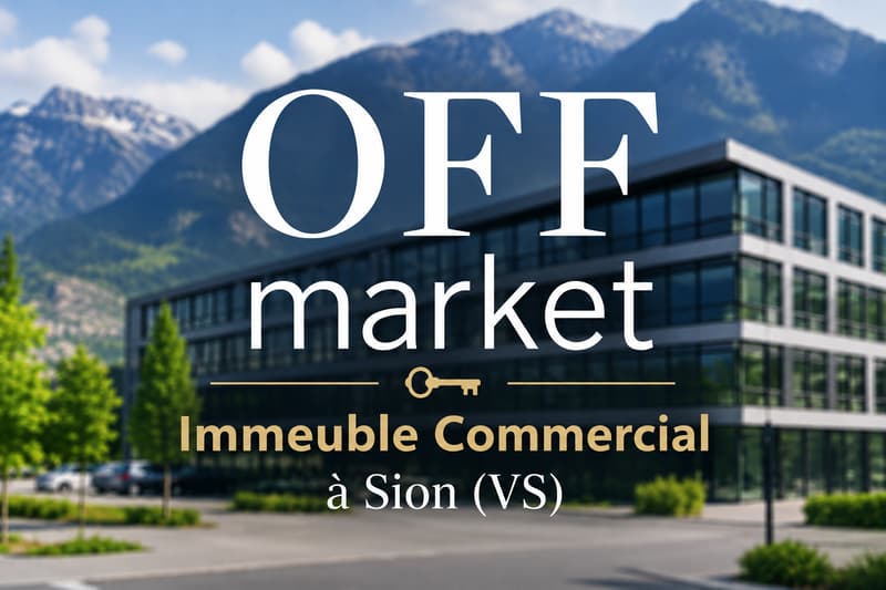 Immeuble commercial au coeur de Sion(VS) ? Opportunité d'investissement (1)