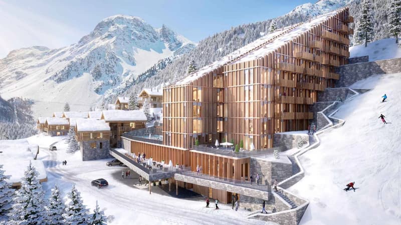 Dernières opportunités - Appartement de 3 pièces + 1 cabine, 95 m3, skis aux pieds au charme contemporain (2)