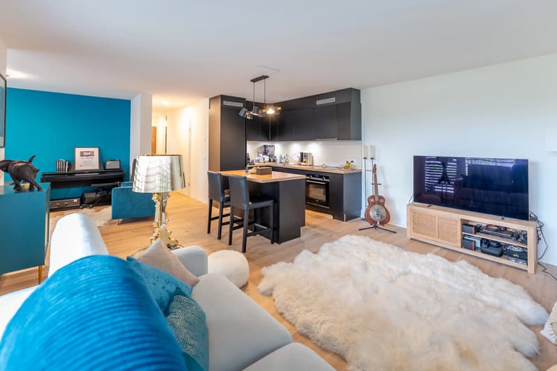 Zu vermieten - 2,5-Zimmer-Wohnung mit privatem Garten - Monnaz (1)