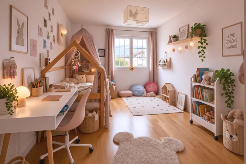 Maison mitoyenne de 6.5 pièces avec jardin. au coeur d'un village préservé (7)