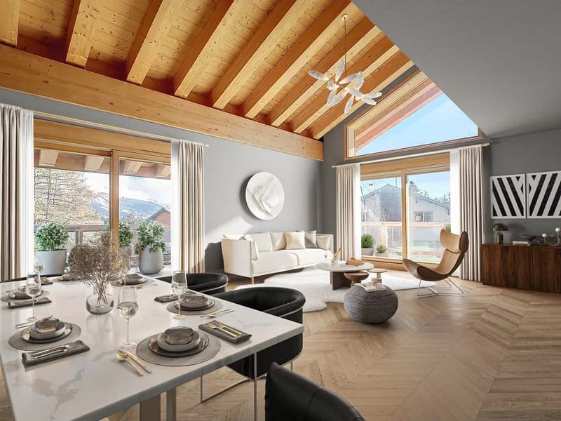 Luxurious duplex in the heart of Crans-Montana (2)
