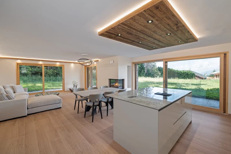 Garden-level apartment of high standard on the edge of the golf course in Crans-Montana (4)
