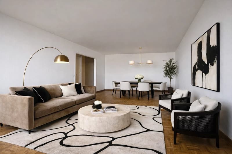 Splendid 4-room apartment with a view of the Jet d'Eau (1)