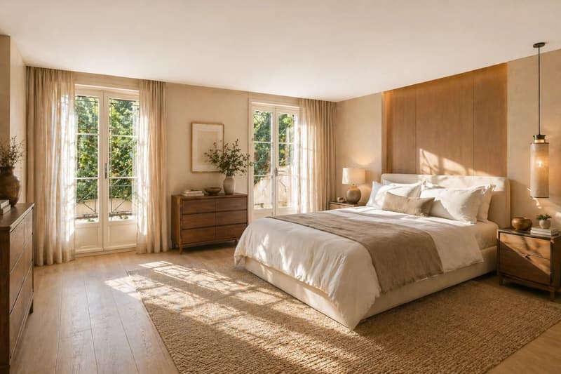 Chambre homestaging