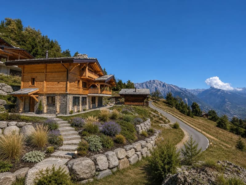 Un chalet d'exception dans un écrin de nature (1)