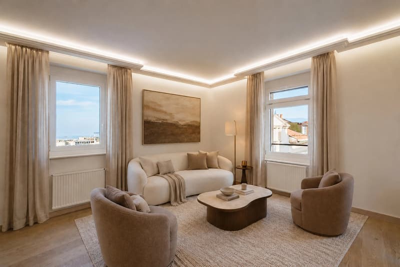 Appartement de 5 pièces avec vue sur le lac et la Cathédrale (1)