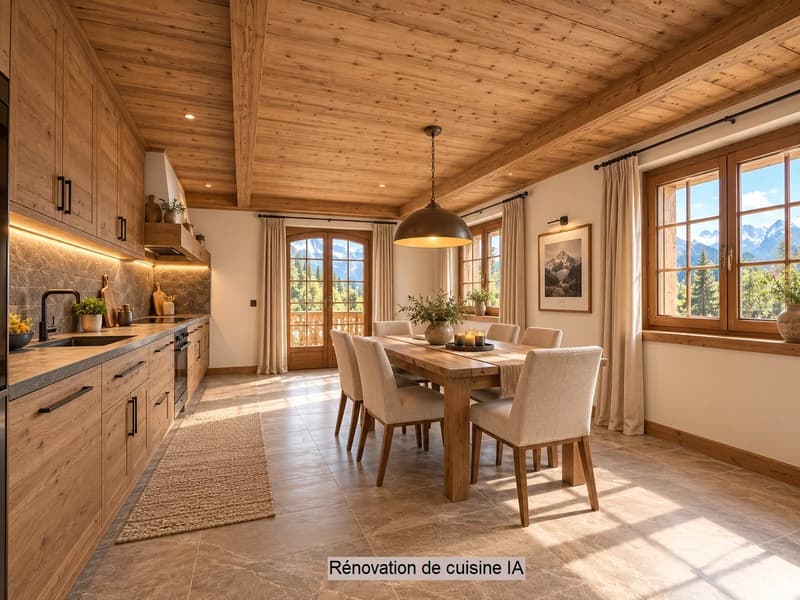 Beau chalet sur grand parcelle (6)
