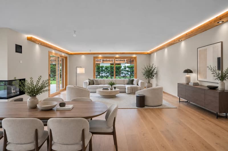 Elégant rez-de-jardin à Crans-Montana (2)