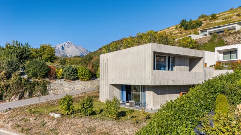 Une signature architecturale sur les hauteurs de Sion (1)