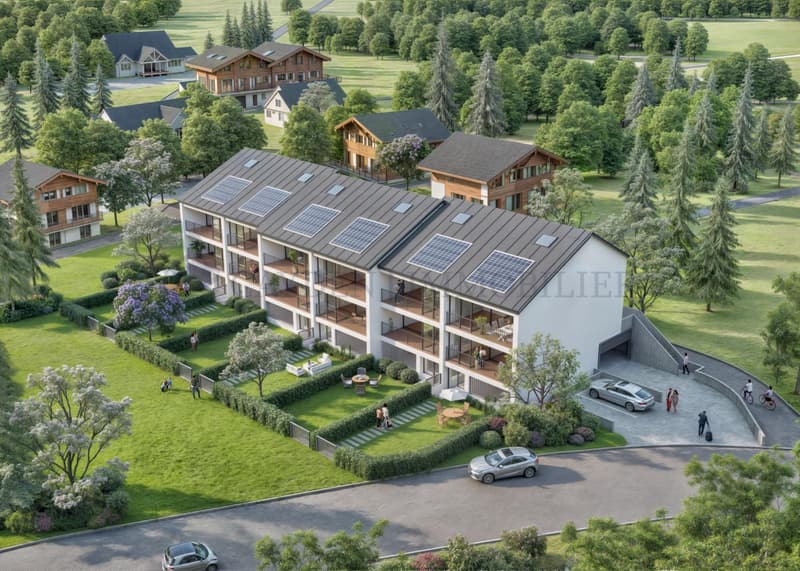 View of Lake Neuchâtel and Lake Murten, Villa - Plot B (1)