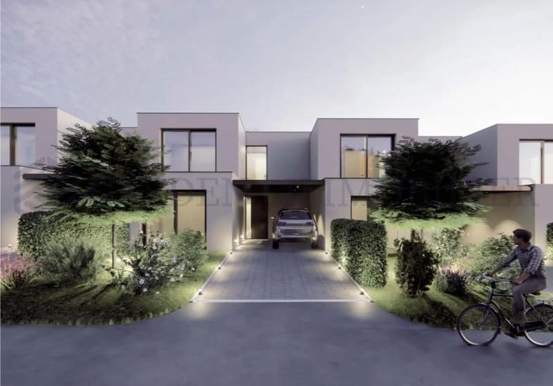 Villa A : Villa neuve contemporaine en pignon, HPE à Veyrier (6)