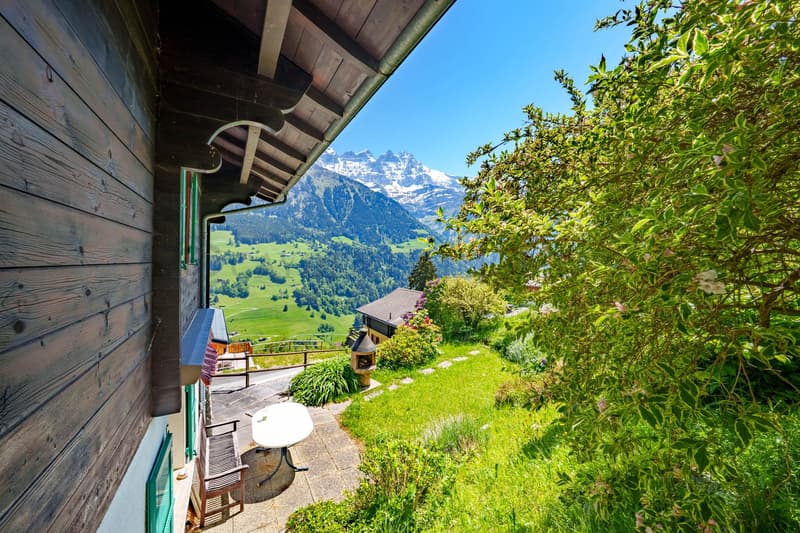Chalet authentique, vue panoramique sur les montagnes (5)