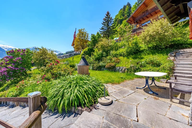 Chalet authentique, vue panoramique sur les montagnes (8)