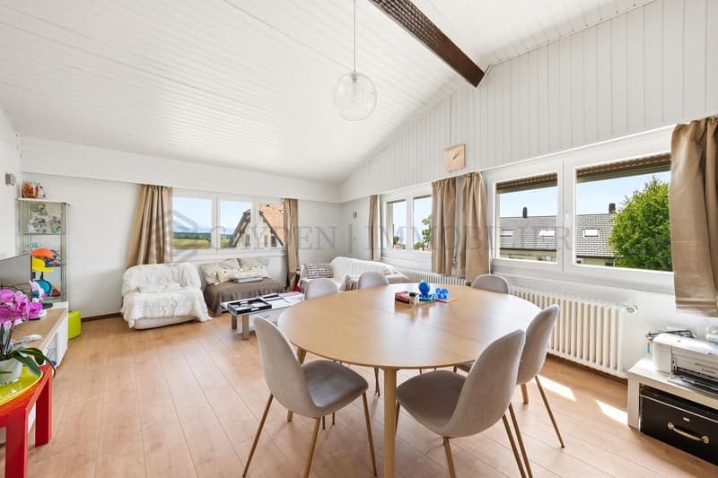 EN EXCLUSIVITE - Charmant attique avec vue lac et Mont-Blanc (1)