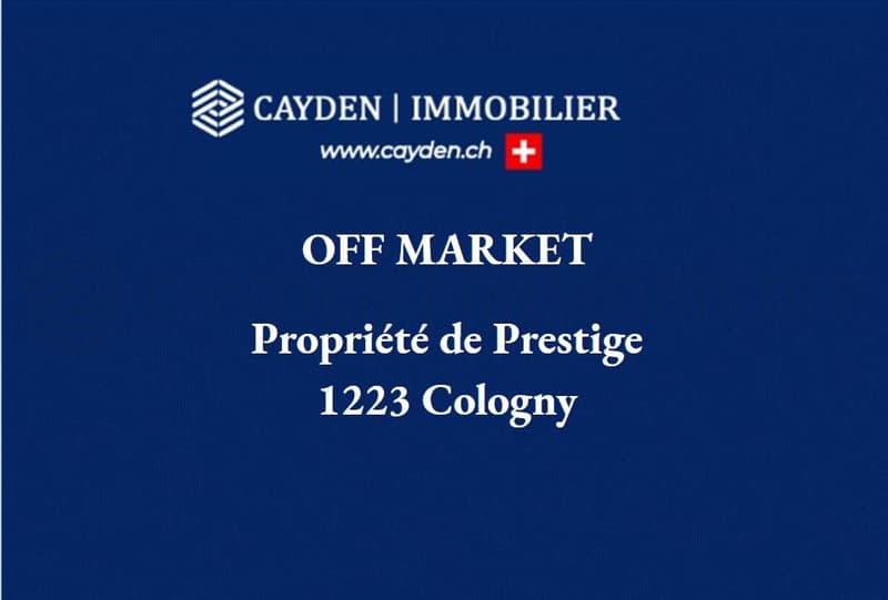 Propriété de Prestige à découvrir à Cologny. (1)