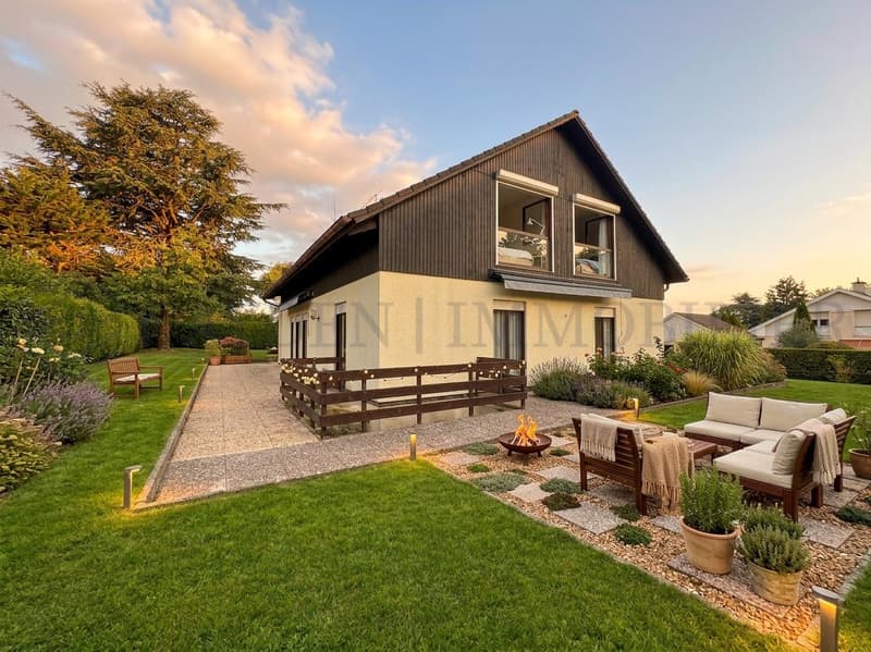 Rare à la vente : Villa individuelle familiale au coeur de Genthod ! (1)