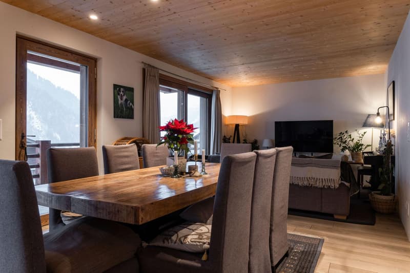 Modern 3-bedroom apartment in the center of Châble (5)