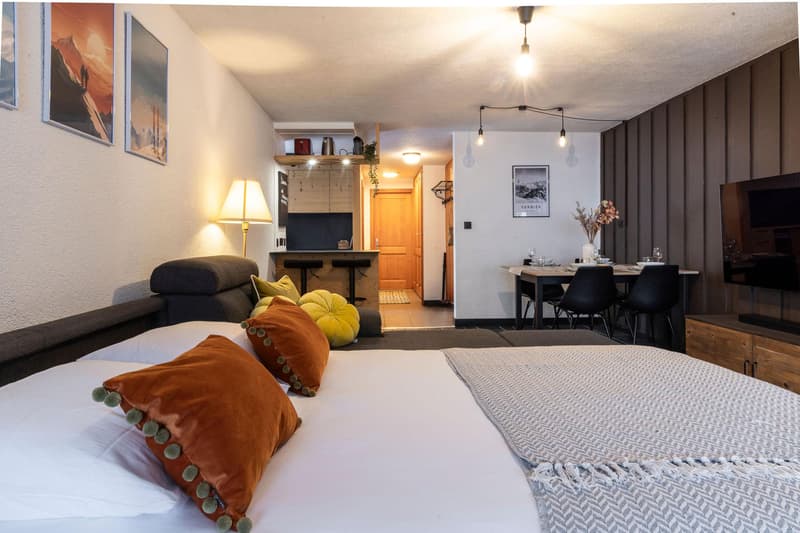Sommervermietung bis 30. November 2026 - Charmantes 1-Zimmer-Apartment mit Balkon im Herzen von Verbier (7)