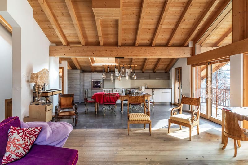 Penthouse with 5.5 rooms in Le Châble (2)
