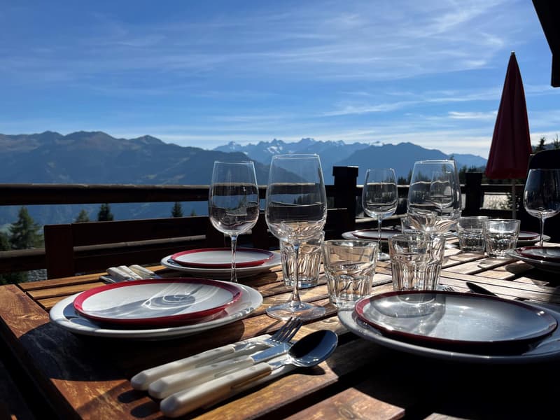 Charmantes 3-Zimmer-Wohnung in den Höhen von Verbier, mit atemberaubendem Blick vom Balkon. (12)