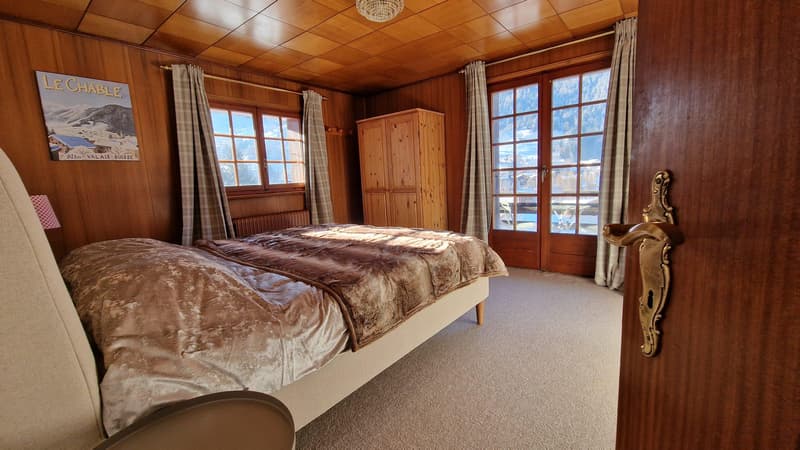 LOCATION HIVER 26/27 - Charmante maison alpine de 4 chambres, à seulement 5 minutes à pied de la gare et du téléphérique du Châble (6)