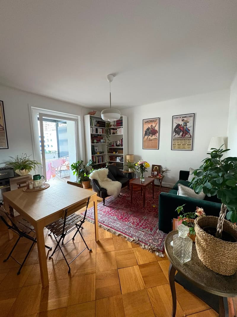 Morges, Stadtzentrum: schöne 3,5-Zimmer-Wohnung mit Balkon zu vermieten (1)