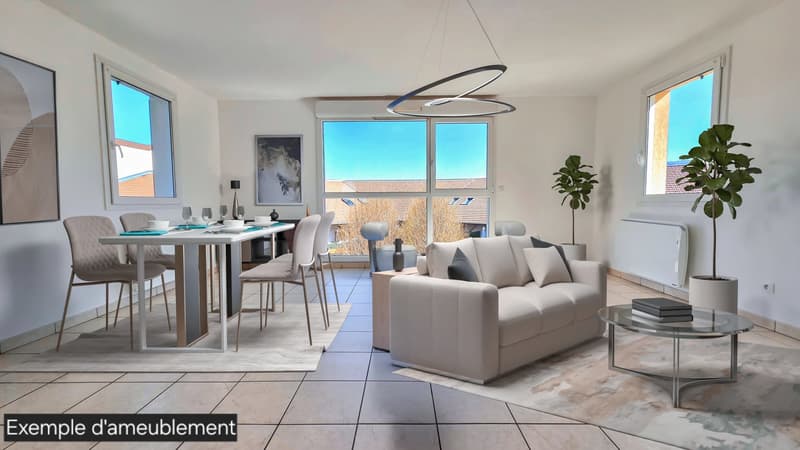 Beaumont Le Châble: Bright 3-Room Apartment with Garage and Cellar (1)