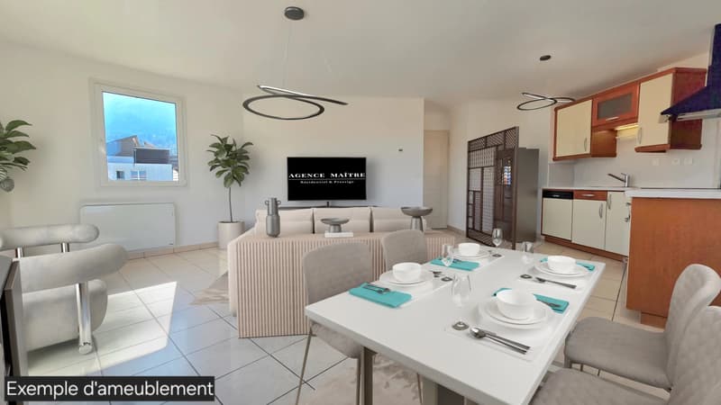 Beaumont Le Châble: Bright 3-Room Apartment with Garage and Cellar (3)
