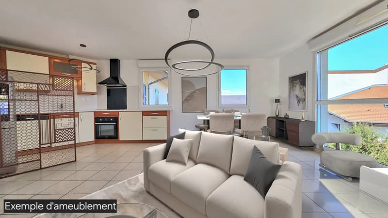 Beaumont Le Châble: Bright 3-Room Apartment with Garage and Cellar (5)