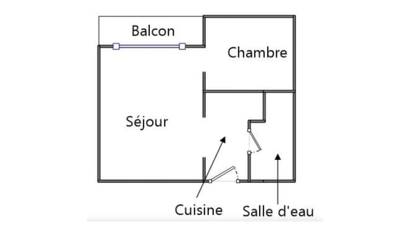 Thonon-les-Bains Morcy: Helles 2-Zimmer-Wohnung mit Terrasse (12)