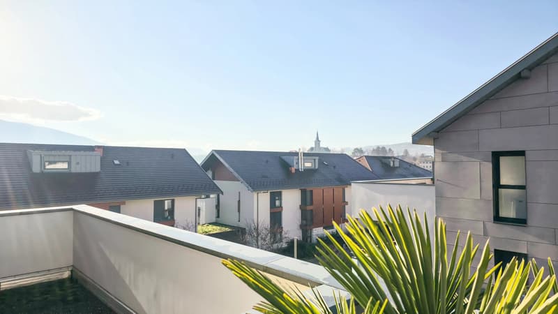 Récent T2 en terrasse au dernier étage à Annecy Chavanod (6)
