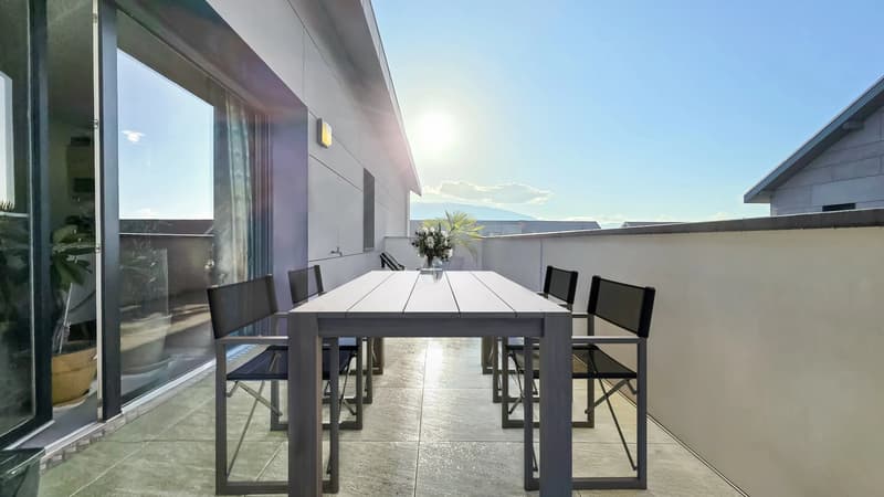 Récent T2 en terrasse au dernier étage à Annecy Chavanod (2)