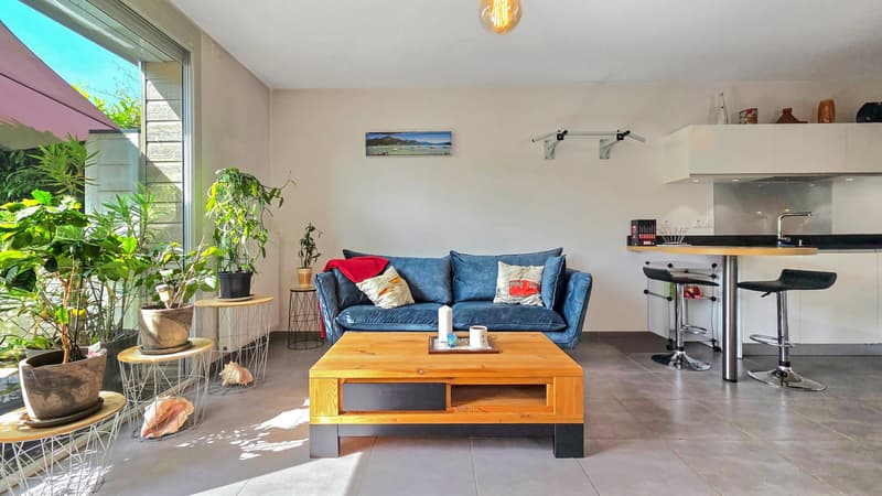 Agréable T2 en rez-de-jardin à Metz-Tessy (3)