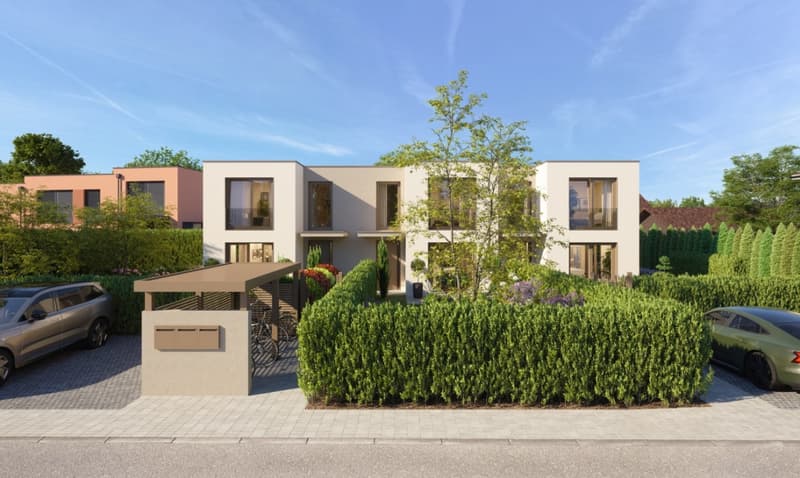 Dernière opportunité - Nouvelle villa (B) familiale au Grand-Saconnex : confort, modernité et tranquillité (1)