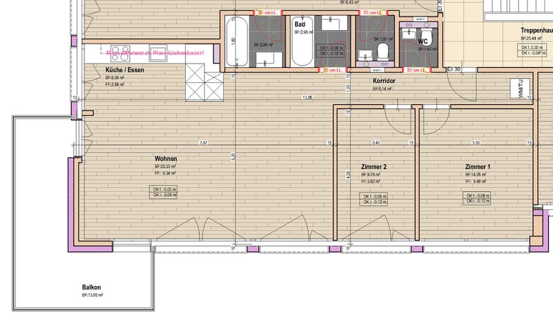 3½ room apartment with large balcony in the popular Steinhölzli / Lerbermatt quarter (21)