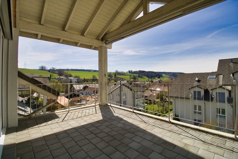 Appartamento luminoso e grande di 4,5 locali con un balcone bellissimo (15)