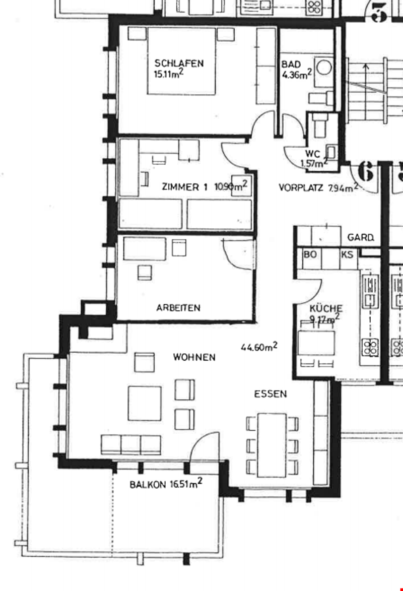 Grosszüge 4.5-Zimmerwohnung in familienfreundlicher Überbauung (13)