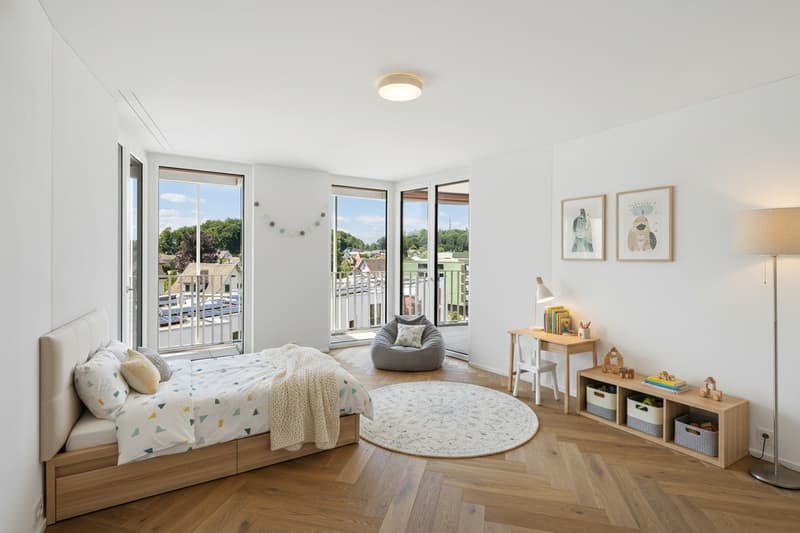 First-time rental of an exclusive 5.5-room apartment in the center of Effretikon (11)