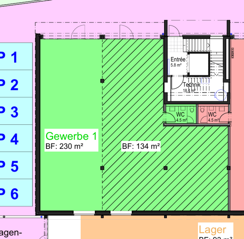 Commercial/Workshop with 230 m2 for rent in Volketswil (5)
