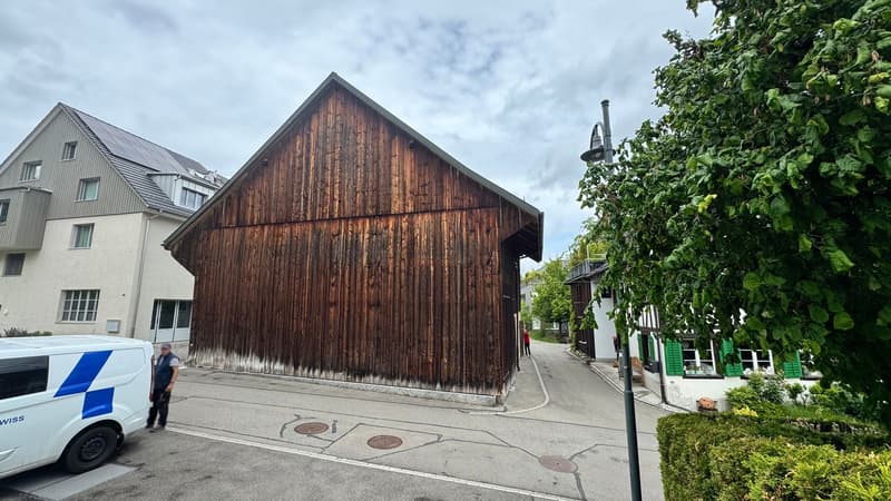 Scheunenhälfte mit Geschichte und Potenzial in Stettbach (1)