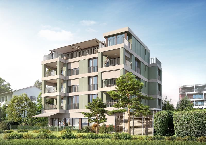 High above the roofs, stylish attic apartment in Zürich-Oerlikon (1)