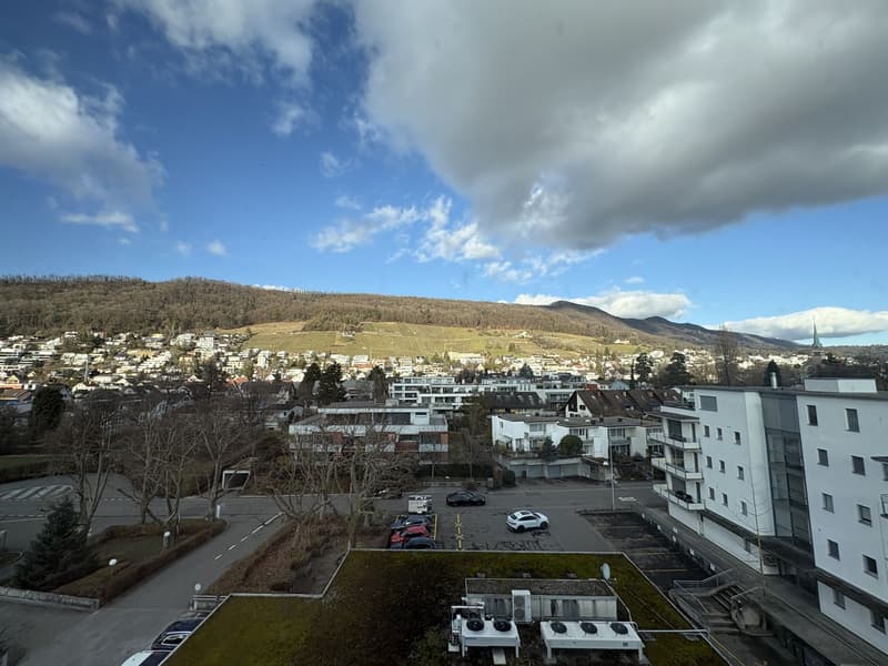 Above the roofs in the center of Wettingen (6)