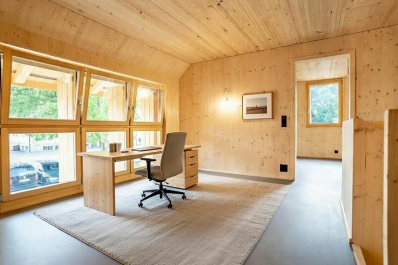 Costruzione nuova: Casa ecologica 5,5 locali con accesso al bosco (8)